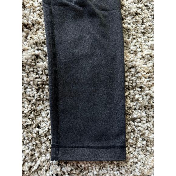 Lululemon Cropped Dark Gray Black Heather Leggings size 4 - Picture 7 of 11